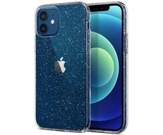 Topt Crystal Glitter dėklas skirtas Apple iPhone 12 Pro Max sidabro spalvos