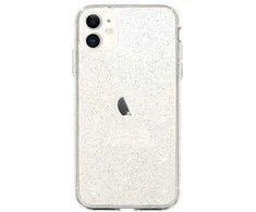 Topt Crystal Glitter dėklas skirtas Apple iPhone 11 sidabro spalvos