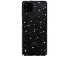 Topt Crystal Glitter dėklas skirtas Samsung Galaxy A12 sidabro spalvos