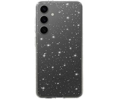 Dėklas Crystal Glitter Case for Samsung Galaxy S25 Sidabrinis