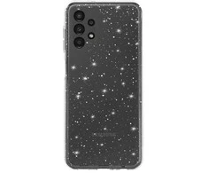 Topt Crystal Glitter dėklas skirtas Samsung Galaxy A13 4G sidabro spalvos