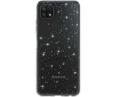 Topt Crystal Glitter dėklas skirtas Samsung Galaxy A22 5G sidabro spalvos