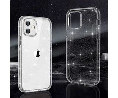 Toptel Topt Crystal Glitter dėklas skirtas Samsung Galaxy A35 5G sidabro spalvos