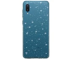 Topt Crystal Glitter dėklas skirtas Samsung Galaxy A02 sidabro spalvos