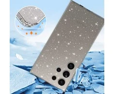 Toptel Topt Crystal Glitter dėklas skirtas Samsung Galaxy S24 Ultra sidabro spalvos