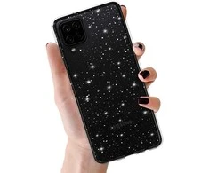 Topt Crystal Glitter dėklas skirtas Samsung Galaxy A12 sidabro spalvos