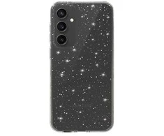 Topt Crystal Glitter dėklas skirtas Samsung Galaxy S23 FE sidabro spalvos