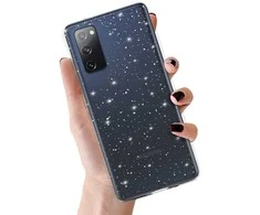 Topt Crystal Glitter dėklas skirtas Samsung Galaxy S20 FE/Lite sidabro spalvos