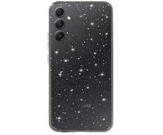 Topt Crystal Glitter dėklas skirtas Samsung Galaxy A34 5G sidabro spalvos
