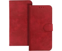 Toptel Topt Dėklas BOOK COMMON Universali (Dydis L) skirtas Apple iPhone 6 Plus/7 Plus/8 Plus/Xs Max/11 Pro Max/Samsung S20 FE/S21 FE/S10 Plus/A10/A32/A54/Xiaomi 12 Lite/Huawei P30 Pro raudonos spalvos
