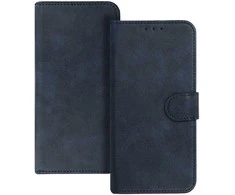 Topt Dėklas BOOK COMMON Universali (Dydis M) skirtas Samsung S21/S10/Note/Note 2/Note 3/Huawei P30 Lite/P9/P9 Lite/Sony Xperia Z3/Z4/Z5 mėlynos spalvos