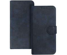 Toptel Topt Dėklas BOOK COMMON Universali (Dydis L) skirtas Apple iPhone 6 Plus/7 Plus/8 Plus/Xs Max/11 Pro Max/Samsung S20 FE/S21 FE/S10 Plus/A10/A32/A54/Xiaomi 12 Lite/Huawei P30 Pro mėlynos spalvos