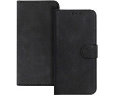 Toptel Topt Dėklas BOOK COMMON Universali (Dydis L) skirtas Apple iPhone 6 Plus/7 Plus/8 Plus/Xs Max/11 Pro Max/Samsung S20 FE/S21 FE/S10 Plus/A10/A32/A54/Xiaomi 12 Lite/Huawei P30 Pro juodos spalvos