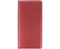 Toptel Topt Dėklas Smart Magneto skirtas Samsung Galaxy S25 Edge bordo spalvos