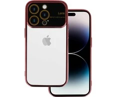 Topt Electro Lens dėklas skirtas Apple iPhone 13 Pro Max Cherry