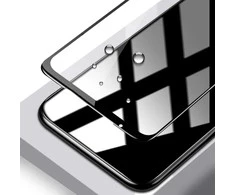 Topt Full Glue 6D Apsauginis stiklas skirtas Apple iPhone XR Juodas – pakuotė 10 vnt