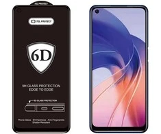 Tel Protect Topt Full Glue 6D Apsauginis stiklas skirtas Apple iPhone 15 Plus Juodas – 10 PACK