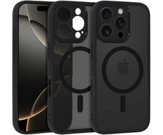 Topt Full Matte Mag Dėklas skirtas Apple iPhone 13 juodos spalvos