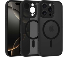 Toptel Topt Full Matte Mag Dėklas skirtas Google Pixel 9/9 Pro juodos spalvos