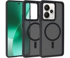 Full Matte Mag dėklas skirtas Realme 15/15 Pro 5G juodos spalvos