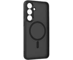 Dėklas Full Matte Mag Cover skirtas Samsung Galaxy S25 FE juodos spalvos