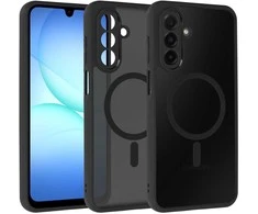 Topt Full Matte Mag Dėklas skirtas Samsung Galaxy A17 5G juodos spalvos