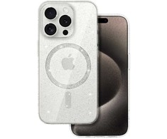 Oem Glitter Magsafe Dėklas skirtas Apple iPhone 15 transparent