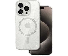 Topt Glitter Magsafe dėklas skirtas Apple iPhone 11 skaidrus