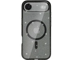 Topt Glitter Magsafe Dėklas skirtas Apple iPhone 17 Air juodos spalvos clear