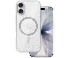 Toptel Topt Glitter Magsafe Dėklas skirtas Apple iPhone 17 skaidrus