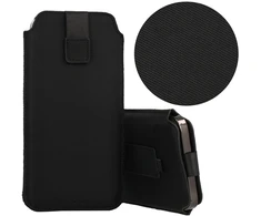 Fusion Accessories HIT Pouch Dėklas (Dydis XXL), skirtas Samsung S25 Ultra/S24 Ultra/M35/M23/A16 5G/Xiaomi Redmi 14C dizainas 1 juodas