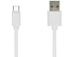 Toptel Topt Kabelis – USB į Micro USB – baltos spalvos (fast charge)