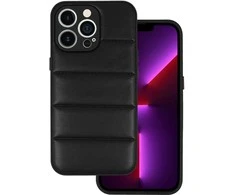 Topt Leather 3D dėklas skirtas Iphone 14 Pro design 2 juodos spalvos