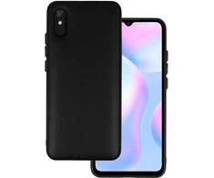 Topt Leather 3D dėklas skirtas Xiaomi Redmi 9A design 1 juodos spalvos