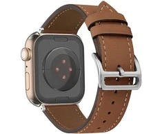 Toptel Topt Leather apyrankė skirta Apple Watch 38/40/41 design 1 rudos spalvos