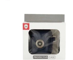 Topt Leather Dėklas skirtas Airpods - mėlynos spalvos