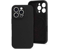 MagColor Pure dėklas skirtas Apple iPhone 16 Pro juodos spalvos