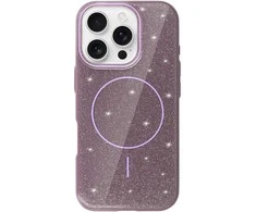 Topt Magsafe Slim Shiny Apple iPhone 15 dėklas telefonui violetinės spalvos