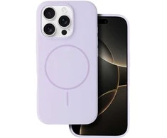 Dėklas Topt Magsafe Slim Silicone skirtas Apple iPhone 16 Pro violetinės spalvos