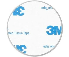 Toptel Topt Metal plate for magnet holders – round 40mm sidabrinis