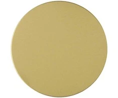 Oem Topt Metal plate for magnet holders – round 40mm auksinis