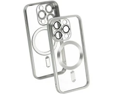 Toptel Topt Metallic Magsafe dėklas skirtas Apple iPhone 13 Sidabrinė