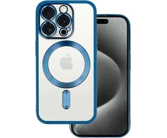 Topt Metallic Magsafe dėklas skirtas Apple iPhone 17 Air mėlynos spalvos