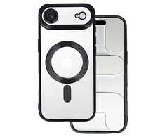 Topt Metallic Magsafe dėklas skirtas Apple iPhone 17 Air juodos spalvos