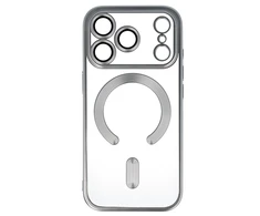Topt Metallic Magsafe dėklas skirtas Apple iPhone 17 Pro Max sidabro spalvos