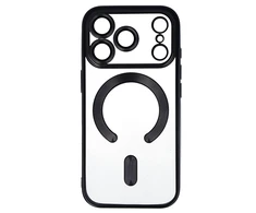 Topt Metallic Magsafe dėklas skirtas Apple iPhone 17 Pro Max juodos spalvos