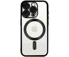 Toptel Topt Metallic Magsafe dėklas skirtas Apple iPhone 16 Pro juodos spalvos