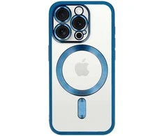 Toptel Topt Metallic Magsafe Dėklas skirtas Apple iPhone 13 mėlynos spalvos
