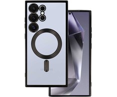 Toptel Topt Metallic Magsafe dėklas skirtas Samsung Galaxy S24 juodos spalvos