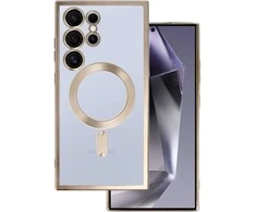 Topt Metallic Magsafe dėklas skirtas Samsung Galaxy S24 Titanium